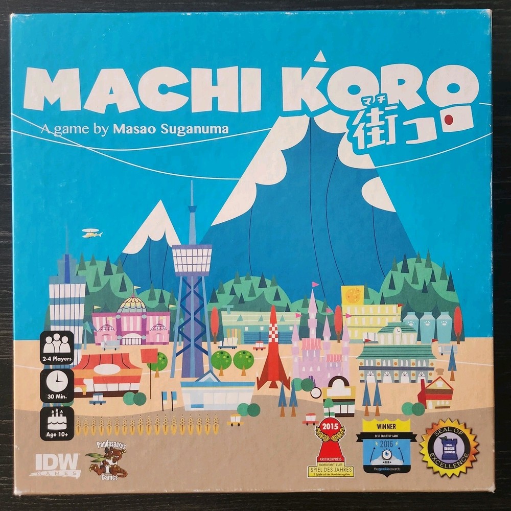 Machi Koro Fast Paced City Building Dice Rolling Card Game IDW Games