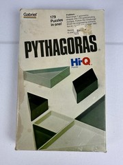 Gabriel Pythagoras Hi-Q Geometric Puzzle Game, Complete, Vintage 1977