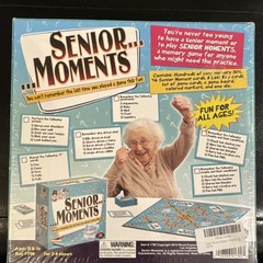 TDC Games Senior Moments Memory Board Game, Ages 12+, 2-8 Players, New Sealed