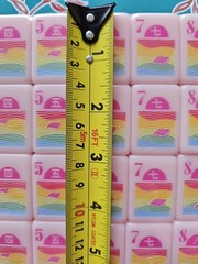 New Florida America Pink Mahjong Tile Set 160 Mah Jong Tiles