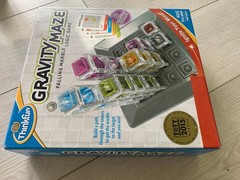 ThinkFun Gravity Maze Falling Marble Logic Game COMPLETE