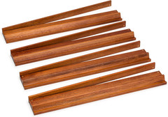 Classic Chestnut Color Wooden Mahjong Game Racks