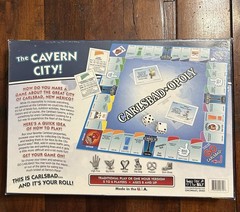 Carlsbad-opoly Cavern City New Mexico Game Late For The Sky Monopoly New Sealed