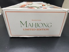 NEW Maison Lude Mahjong Limited Edition 160 Tile Set Premium Mat, Leather Bag