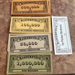 1970 Masterpiece The Art Auction Game – Replacement Money Pack