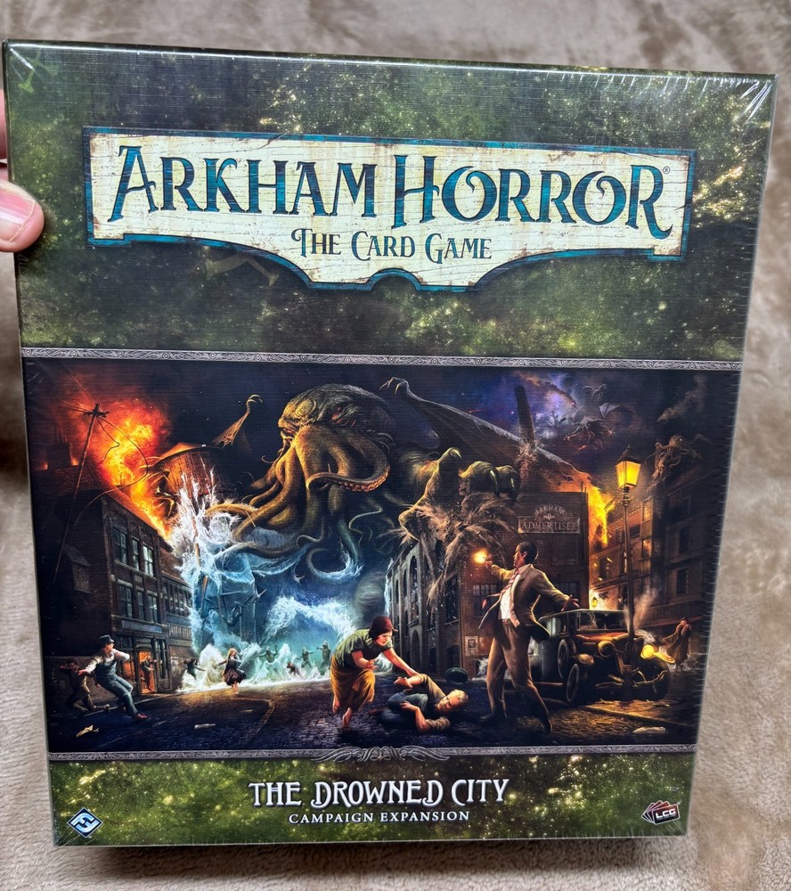Arkham Horror LCG The Drowned City Campaign Expansion – New Sealed OOP