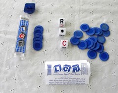 LCR Dice Game Travel Size Left Center Right 2012 George & Company w/ Instruction