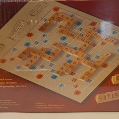 Scrabble Hasbro Board Game Vantage Sealed 2001