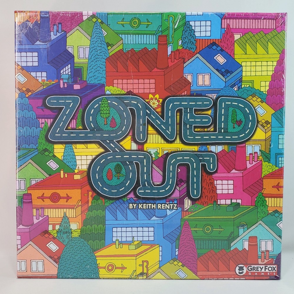 Zoned Out City Building Strategy Board Game ▪︎ New Sealed