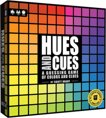 HUES and CUES – Vibrant Color Guessing Board Game for 3-10 Players Ages 8+, Conn