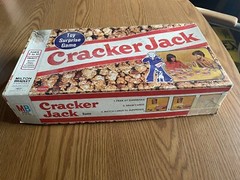 Vintage 1976 Milton Bradley Cracker Jack Toy Surprise Board Game