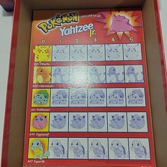 Pokemon Yahtzee Jr Vintage 1999 Milton Bradley Hasbro Nintendo Gotta Catch Em