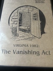Detective Mystery Masters Crime Game Virginia 1982 The Vanishing Act New Sealed