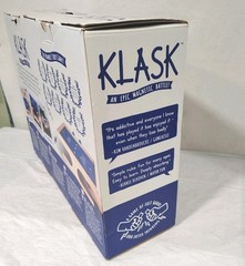 Klask Epic Magnetic Battle Board Game Age 8+ Strategy 2 Players Complete w Box
