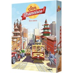 San Francisco Board Game by Rebel Studio – Cable Cars & City Building – New