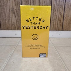 Better Than Yesterday 365 Daily Challenges Life Fullfilling Game NEW Sealed