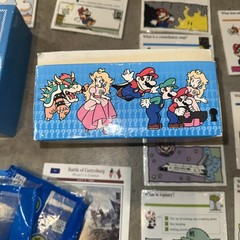 Vintage 1995 Mario Quiz Cards Atlas Editions Factory Sealed Cards Manual Box Ad