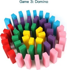 48PCS Colorful Wooden Stacking Blocks Game – Educational Fun for Kids & Families