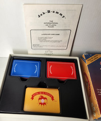 Vintage Jok-R-Ummy Game Jennick 1980s Joker Rummy Card Complete