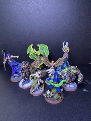 28mm /32mm Fantasy miniatures Lot — Painted And Based —pathfinder D&D LOTR