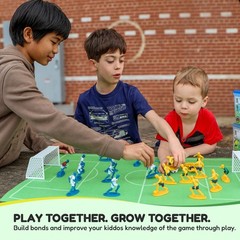 Kaskey Kids Soccer Guys, Navy Black vs. Blue White, 27 Pieces in Each Set, In…