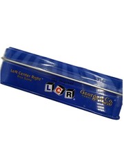 The Original LCR Left Center Right Dice Game Blue Tin George & Company