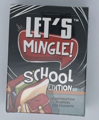 Let’s Mingle School Edition 109 Conversation Starter Cards for Students Ages 6+