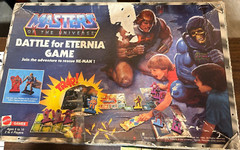 Masters of Universe Battle for Eternia Board Game He-Man 1985 Partial Set in Box