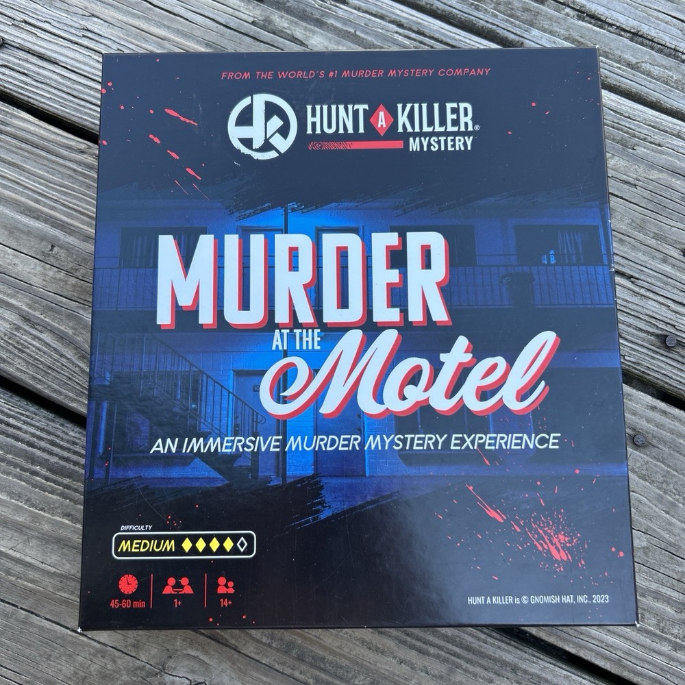 Hunt A Killer Mystery – Murder at the Motel Immersive Murder Mystery Board Game