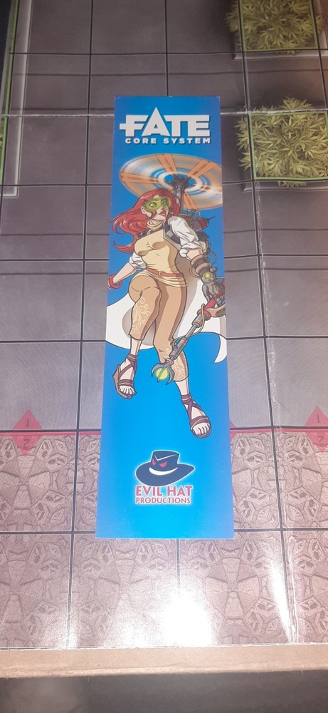 The Official Fate Core System Bookmark Promo Tracker Evil Hat Productions