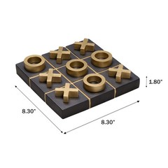 Concrete Tic Tac Toe Removable 10 Pcs Home Tabletop Coffee Table Decor