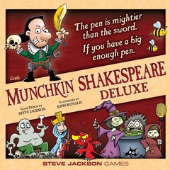 Munchkin Shakespeare Deluxe Board Card Game Swine Own Self Bookmark SJG-1564