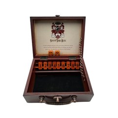 Front Porch Classics | Circa Shut the Box Wooden 9 Number Dice Game with Case…