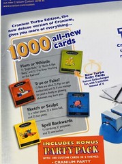 Cranium Turbo Edition Interactive Adult Teen Party Pack Board Game Night