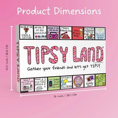 TIPSYLAND Adult Board Game | Group Game for Game Nights, Parties and More – New