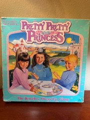 Vintage Pretty Pretty Princess Board Game 1990 Golden Complete Jewelry Dress Up