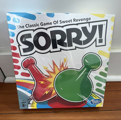 Hasbro Sorry! Classic Game of Sweet Revenge Board Game 2-4 Players Ages 6+ A5065