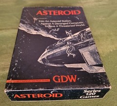 Asteroid, Series 120 Games vintage science fiction boardgame GDW 1980 unpunched