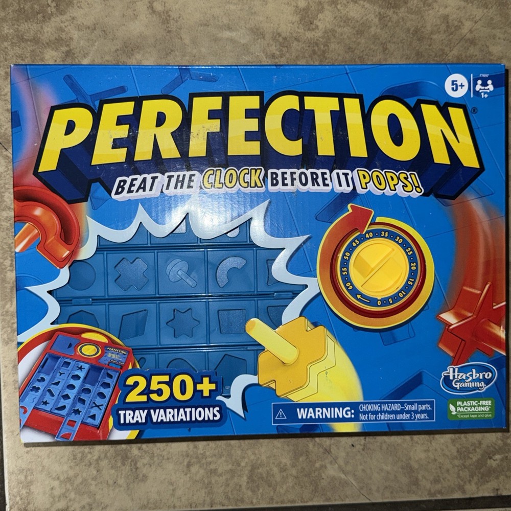 New Hasbro Perfection Game.Beat The Clock Before It Pops