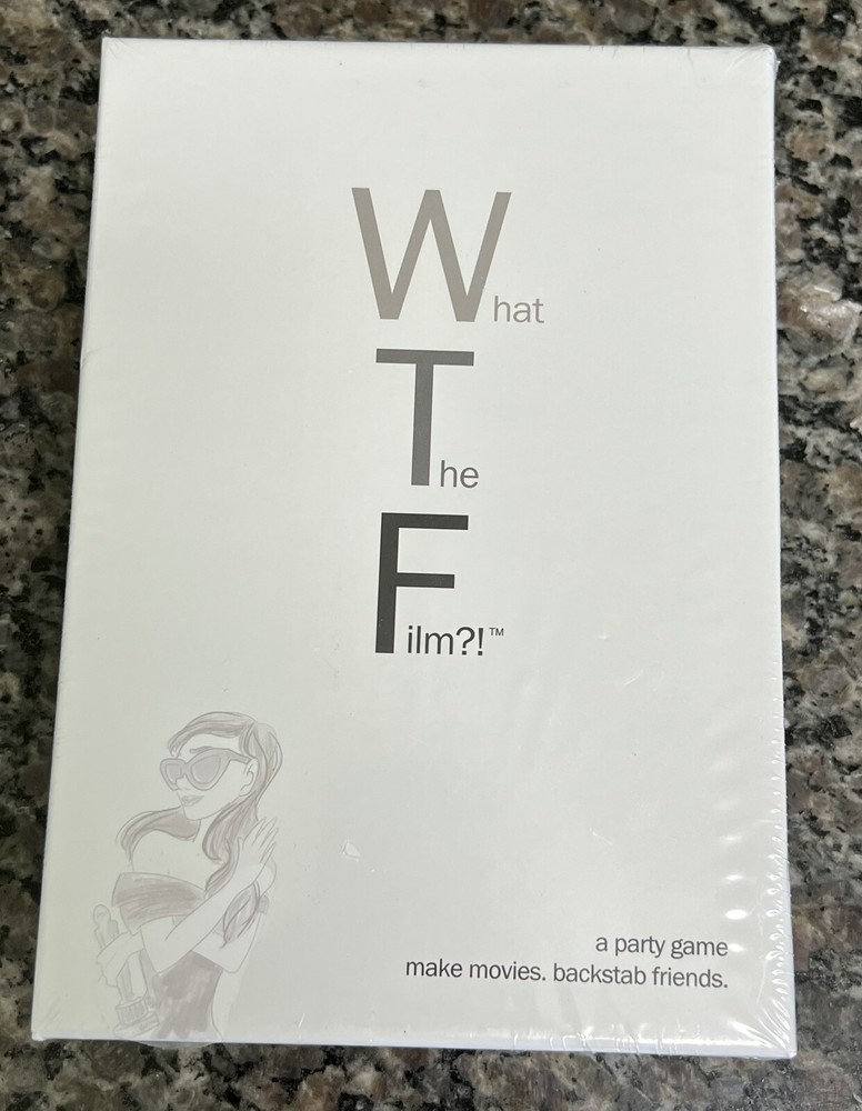 What The Film Game, 3 to 8 Players, Ages 12 and Up