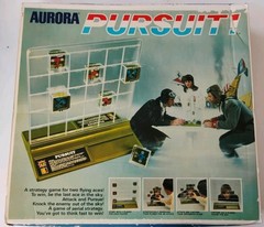 Vtg Aurora Pursuit Aerial Battle Strategy Game 1973 w/ Box & Pieces, No Instruct