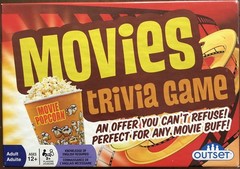 Movies Trivia Game 880 Questions – Family Party Travel Board Game – Cards w/ Box