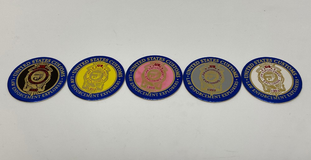 Lot 5 United States US Customs Law Enforcement Explorers POG Milk Cap