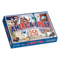 America-Opoly 250th Board Game for Families, 2–6 Players, Ages 8+, Celebratin…