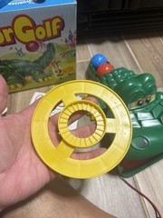 Vintage 1993 Milton Bradley Gator Golf Game Tested Works 2 Clubs 2 Balls + Instr