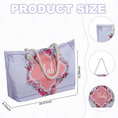 Sunnymove Empty Mahjong Bags Set for Tiles and 24.0 x 13.0 x 4.7 inches, Pink