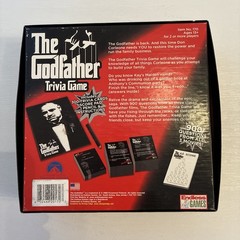 Godfather Trivia Game-Beautiful Used Condition. Please SEE DESCRIPTION