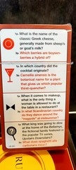 Sybarit Trivia Board Game Food And Drink After Dinner Party Game – Rare