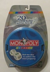 Hasbro Monopoly Express Play in 20 Minutes! New in Package! Travel Game NEW!!!!