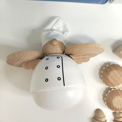Balance the Baker Montessori Kids Stacking Game Complete Kikkerland Design